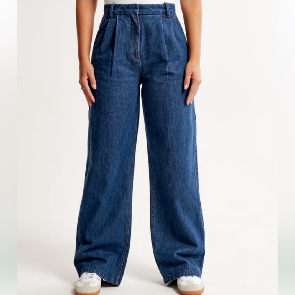 Abercrombie & Fitch Women's Blue Flare Jeans